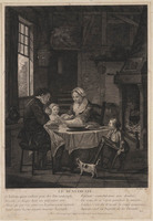 TvB G 5284
<br/>
Le Bénédicité (gebed voor de maaltijd)
<br/>
<em>Duflos, Claude (1665-1737)</em>